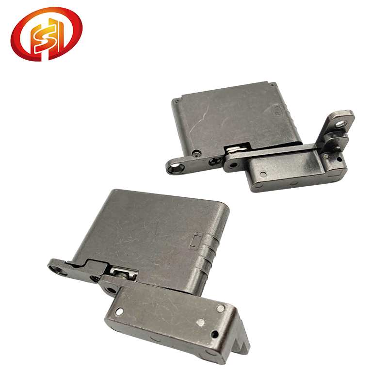 Aluminum frame door hinge hydraulic buffer household concealed hinge three-dimensional adjustment hinge