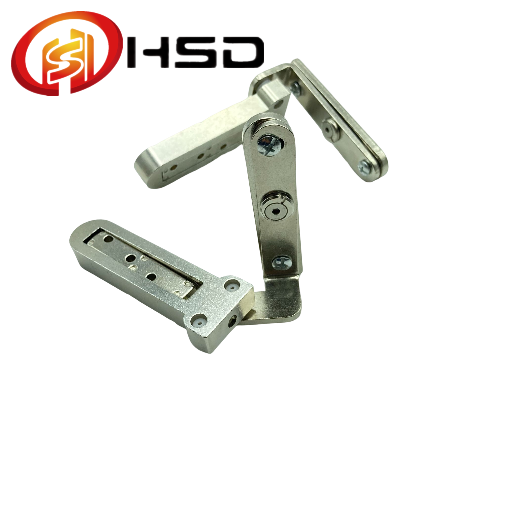 HENGSHIDA 3D Heavy Duty Stainless Steel Invisible Hidden Cross Folding Adjust Concealed Hinge High Quality Door Hinge