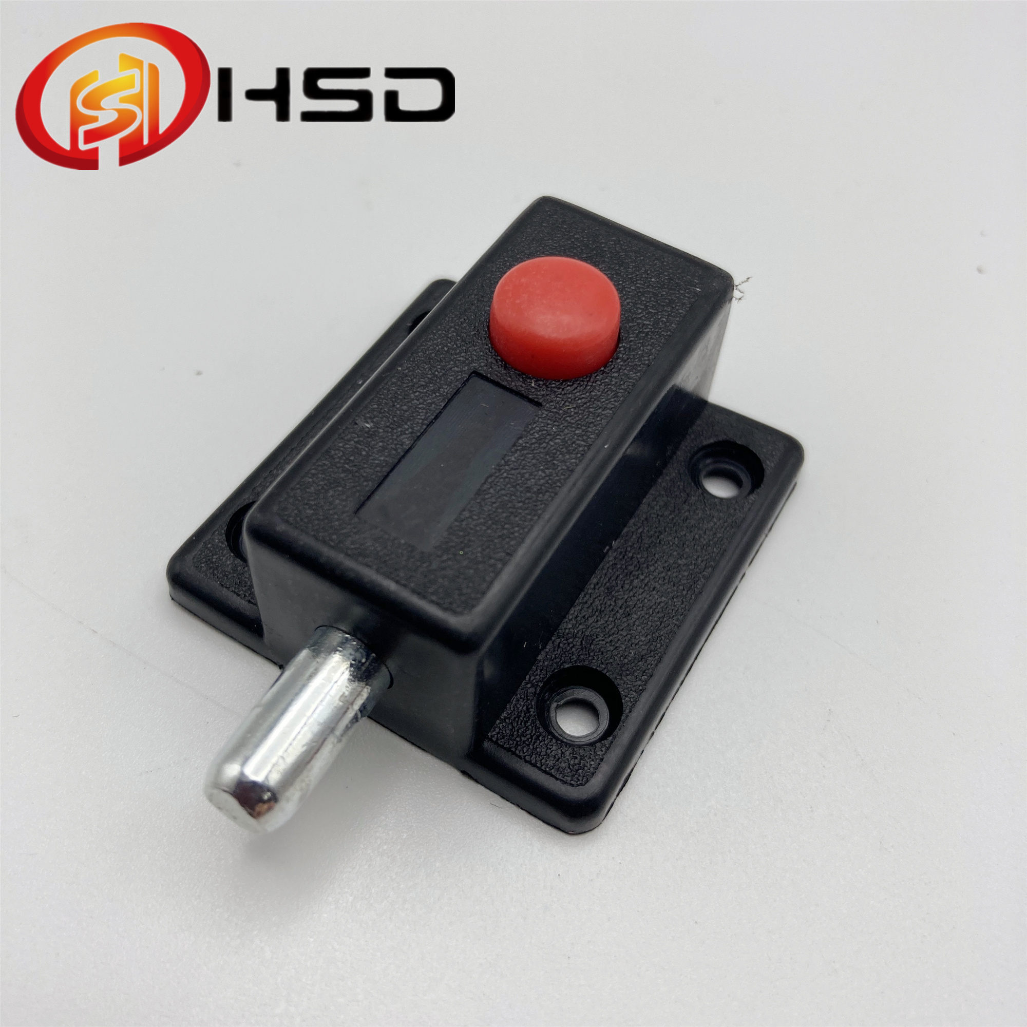 Hengshida Furniture Fittings Push open Latch Cabinet door magnetic Push button Lock Plastic door Catch