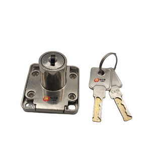 HOT sell  Furniture hardware fittings cabinet door lock drawer lock with dead bolt zinc alloy  office desk Drawer lock