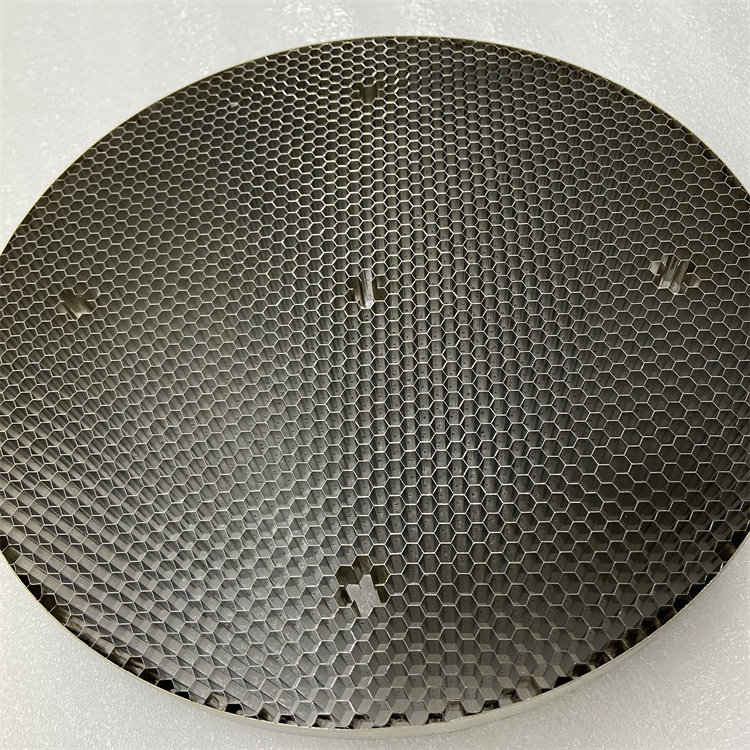 Hi-tech EMC and EMI Various Dimensions Tin Plating Carbon Steel  and stainless steel Honeycomb Circular Waveguide Window