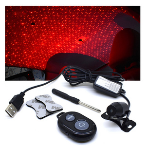 car roof star interior USB flashing starlight decorative  led star projection high lights with remote control