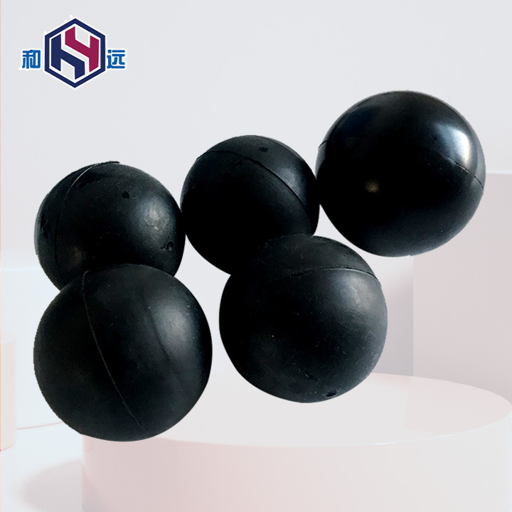 Complete specifications  custom colour black,white rubber balls  Wear resistant natural rubber balls