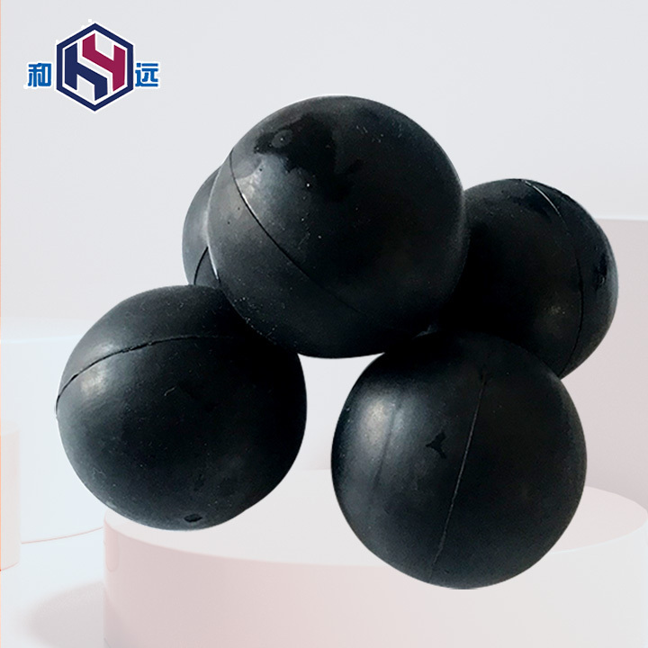 Complete specifications  custom colour black,white rubber balls  Wear resistant natural rubber balls