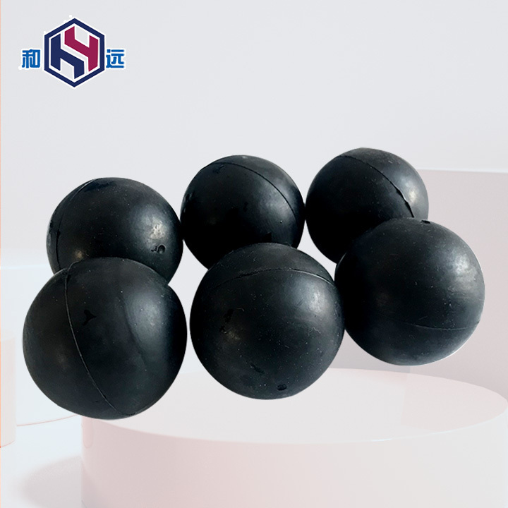 Complete specifications  custom colour black,white rubber balls  Wear resistant natural rubber balls