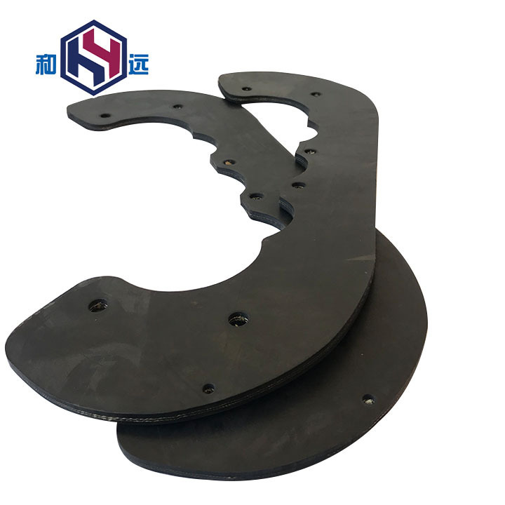 Customized specifications and sizes  Source factory  Snow blower accessories  Wear resistant rubber scraper Paddle