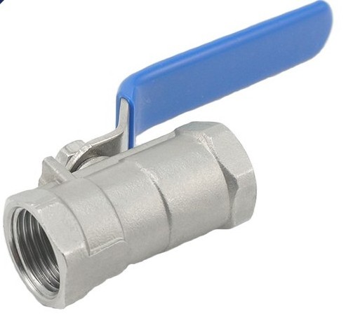 Factory! 1/2 inch 304/316 1 piece stainless steell ball valve