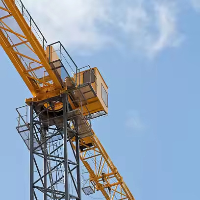 Hand Flattop new tower Crane Used TC6015A-10 New Product 2024 Provided Yellow Prices of Tower Cranes 10 Ton