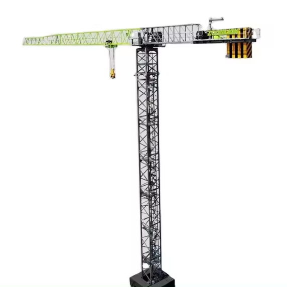 Telescopic Flat top 6 ton Tower Crane hoisting tower crane  for sale