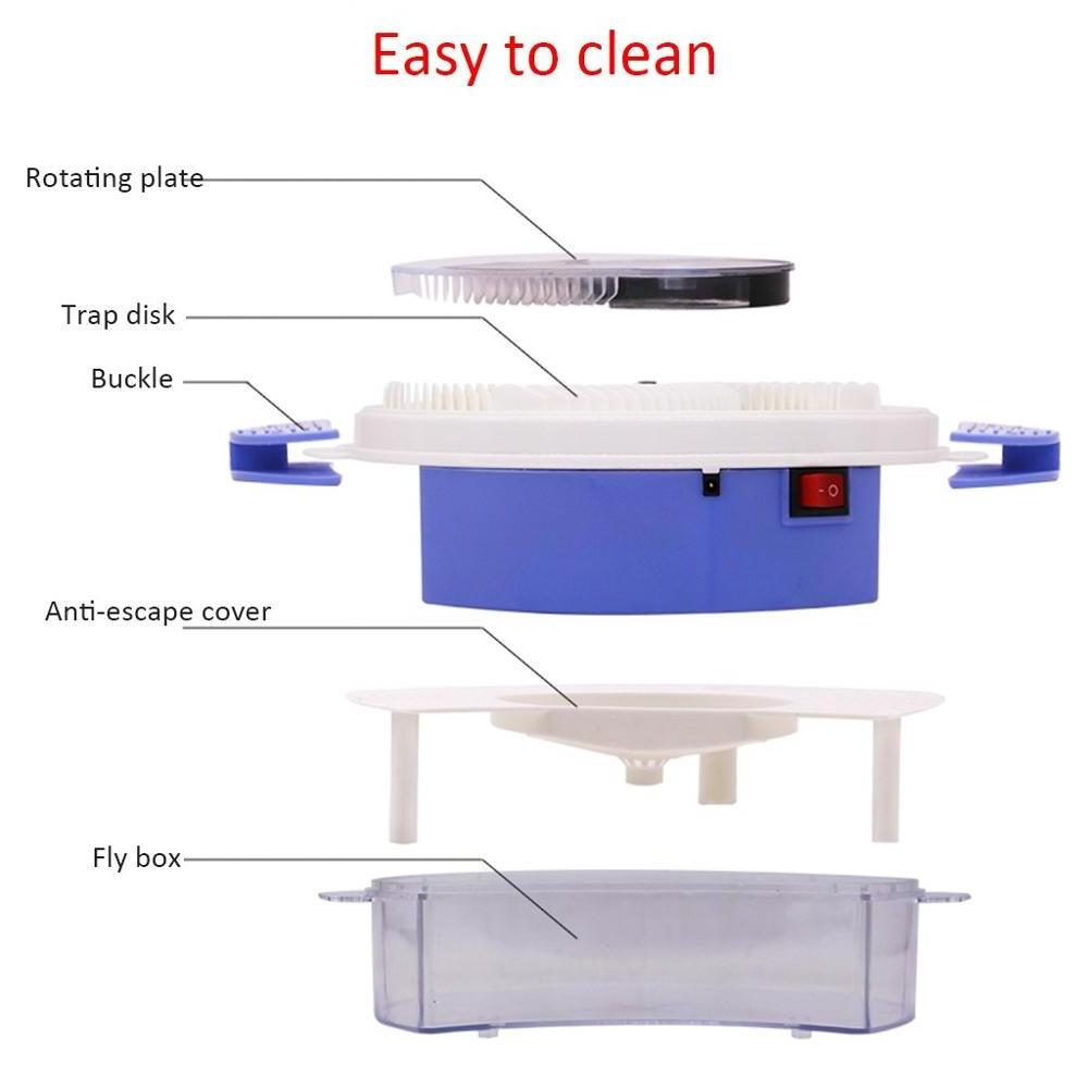 Electric Effective Fly Trap Automatic Flycatcher Pest Device Insect Catcher Fly Trap Catching Artifacts Insect Trap Usb Plug