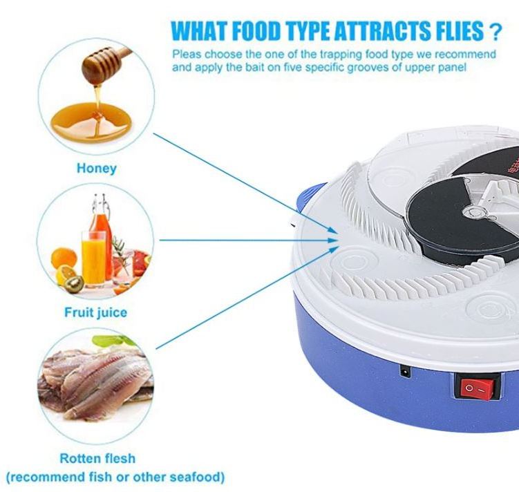 Electric Effective Fly Trap Automatic Flycatcher Pest Device Insect Catcher Fly Trap Catching Artifacts Insect Trap Usb Plug