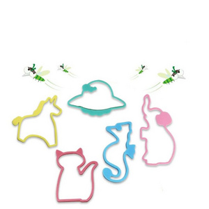 30pcs/bag Cute Carton Shape DEET Free Silicone Bracelets Japan Mosquito Guard Citronella Lemongrass Oil Kids Repellent Bands