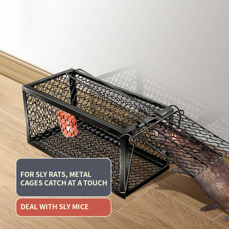 23*11*11cm small animal humane live hunting catch wire mesh mouse rodent and rat trap cage