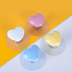 Fancy Children Cheap Love Shape Pink White Porcelain Ceramic Cabinet Handles Drawer Pulls Ceramic Knobs With Kitchen Furniture