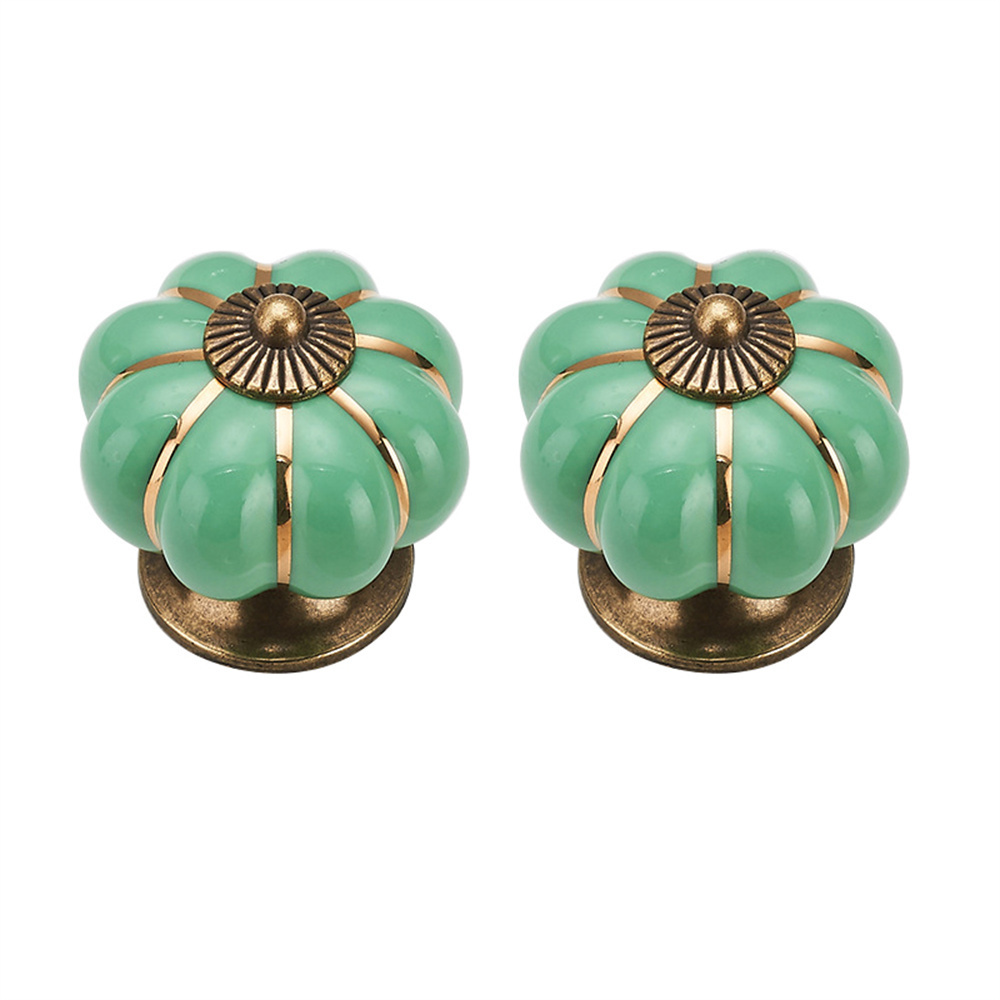 For Cabinets, Kitchen And Bathroom Cabinets Ceramic Knobs With Colorful Knobs And Pumpkin Handles Drawer Ceramic Pulls