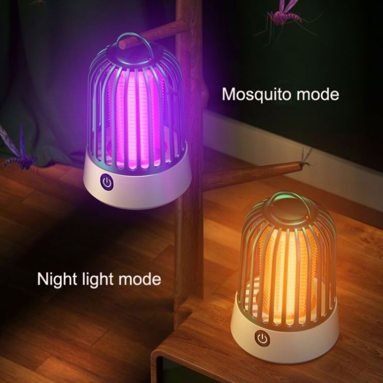 2022 New Patent Usb Rechargeable Portable Bug Zapper Mosquito Killer Lamp Camping Lantern Indoor And Outdoor