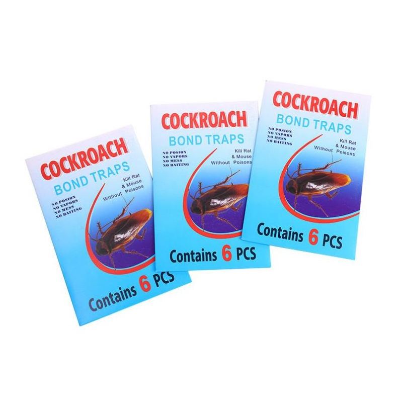 Disposable Cockroach Glue Trap with an Attractant