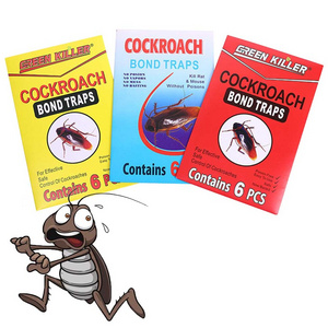 Green Killer Cockroach traps Indoor Cockroach Insect Monitoring Glue Board Traps Cockroach glue trap gel bait