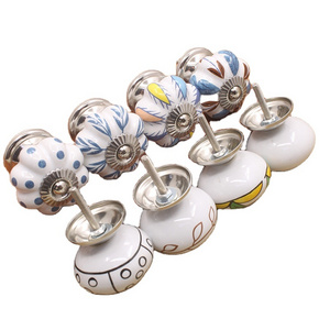 Direct Sales Home Decorative Furniture Hardware Colorful Drawer Ceramic Knob Cabinet Handle For Closet & Wardrobe