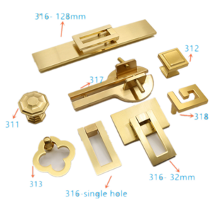 Wholesale New Chinese Zinc Alloy Wardrobe Door Handle Bronze Gold Cabinets Drawer Door Handle Furniture Door Handle Hardware