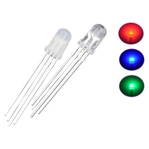 5mm full-color LED RGB red/green/blue Common Cathode/Anode Four feet transparent highlight color light 5mm diode colorful