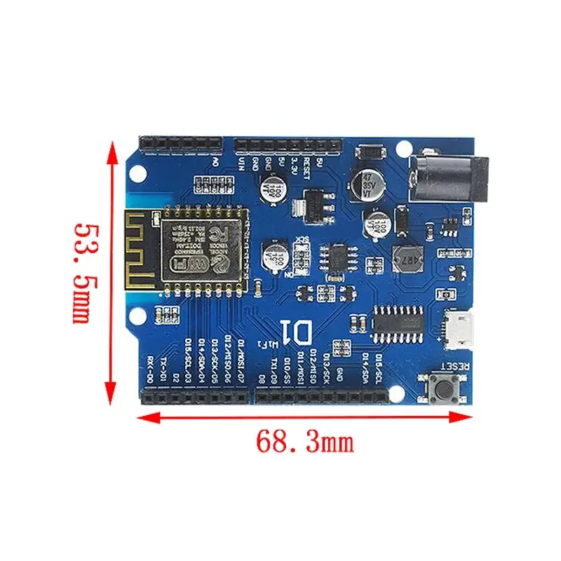 1Set UNO R3 Official Box ATMEGA16U2 / UNO+WiFi R3 MEGA328P Chip CH340G For Arduino UNO R3 Development Board WeMos ESP8266