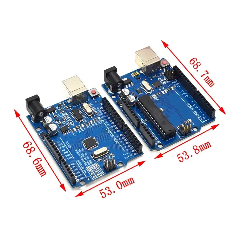 1Set UNO R3 Official Box ATMEGA16U2 / UNO+WiFi R3 MEGA328P Chip CH340G For Arduino UNO R3 Development Board WeMos ESP8266