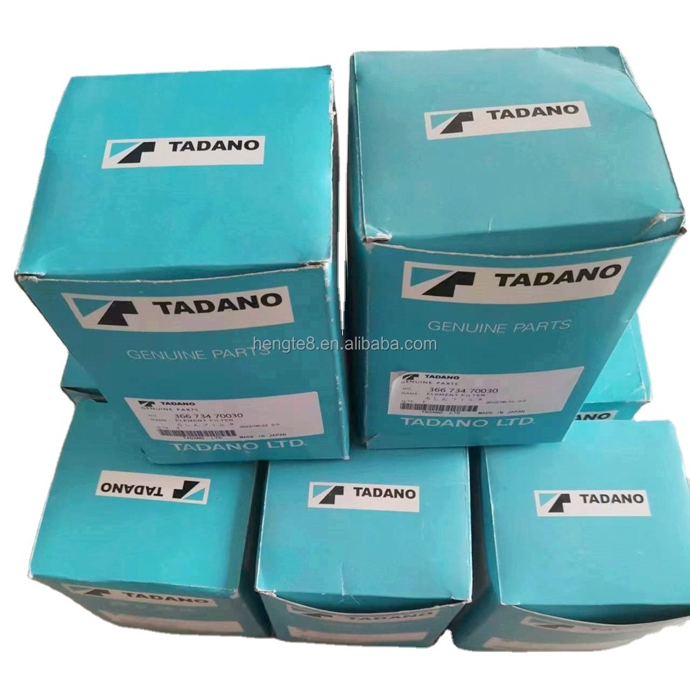 TADANO Crane Spare Parts 336-600-07511 366-460-85040 366-736-70030 366-734-70030 Element Filter for TADANO GR500EX