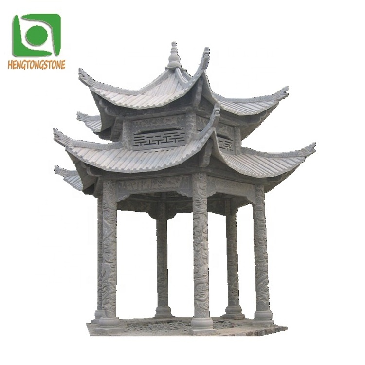 Garden Decorative Natural Marble Stone Gazebo&Pavilion