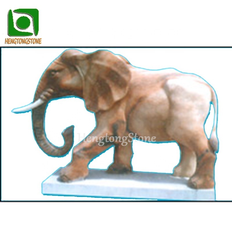 Outdoor Decorative Indian Style Marble Elephant Statue