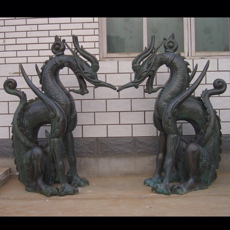 Chinese  Dragon Style Bronze Water Fountain Sculpture