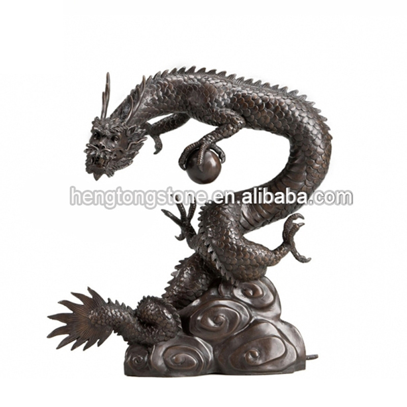 Chinese  Dragon Style Bronze Water Fountain Sculpture