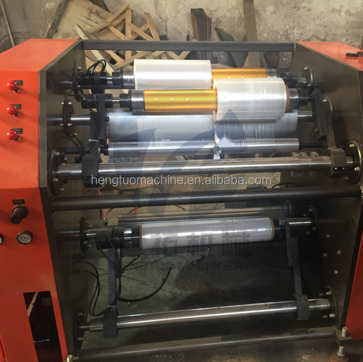 HT-500 High Speed Automatic PE Stretch Film Cling Film Rewinding Slitting Machine