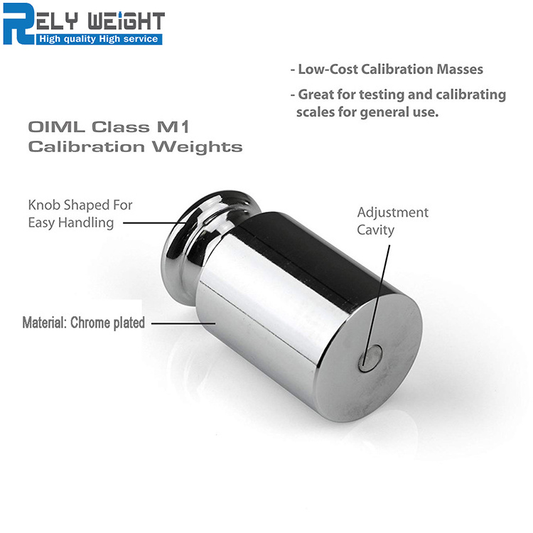 Chrome-plated steel split weight Box Set electronic scales mechanical balance calibration weight