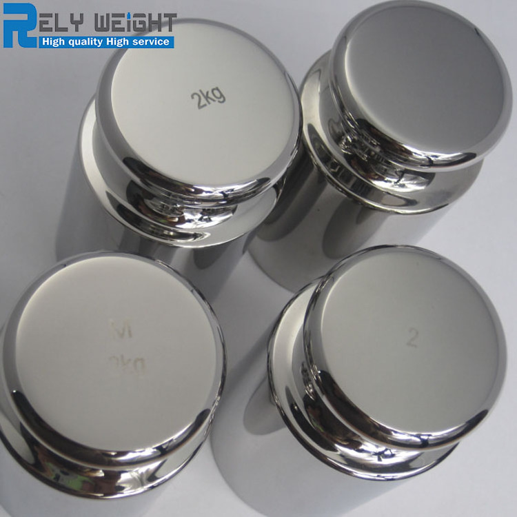 Chrome-plated steel split weight Box Set electronic scales mechanical balance calibration weight