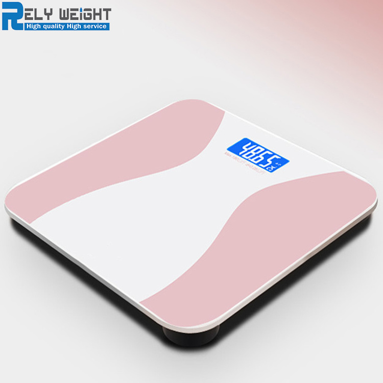 180kg Manual calibrate bathroom digital wireless weighing glass scales personal