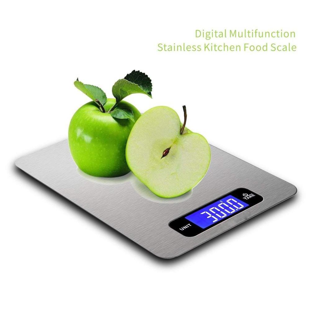 5kg 10kg Germany ALDI LIDL model Electronic Smart Household Stainless Steel Digital Food Weighing Kitchen Scale