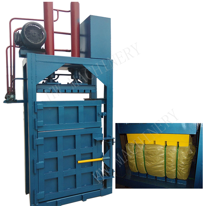 Mini Small baler scrap plastic/waste paper/cardboard compactor baler machinery