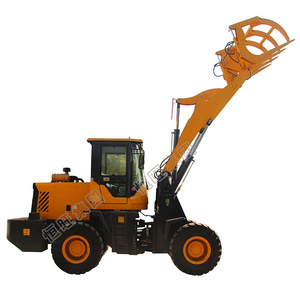 hot sale 7.6t sugarcane and wood loader with grabber, breaker