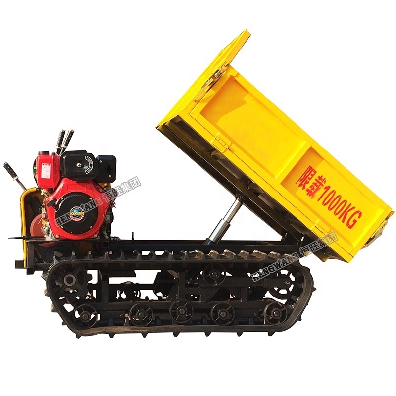 Mini diesel Crawler ride on dump truck dumper for sale