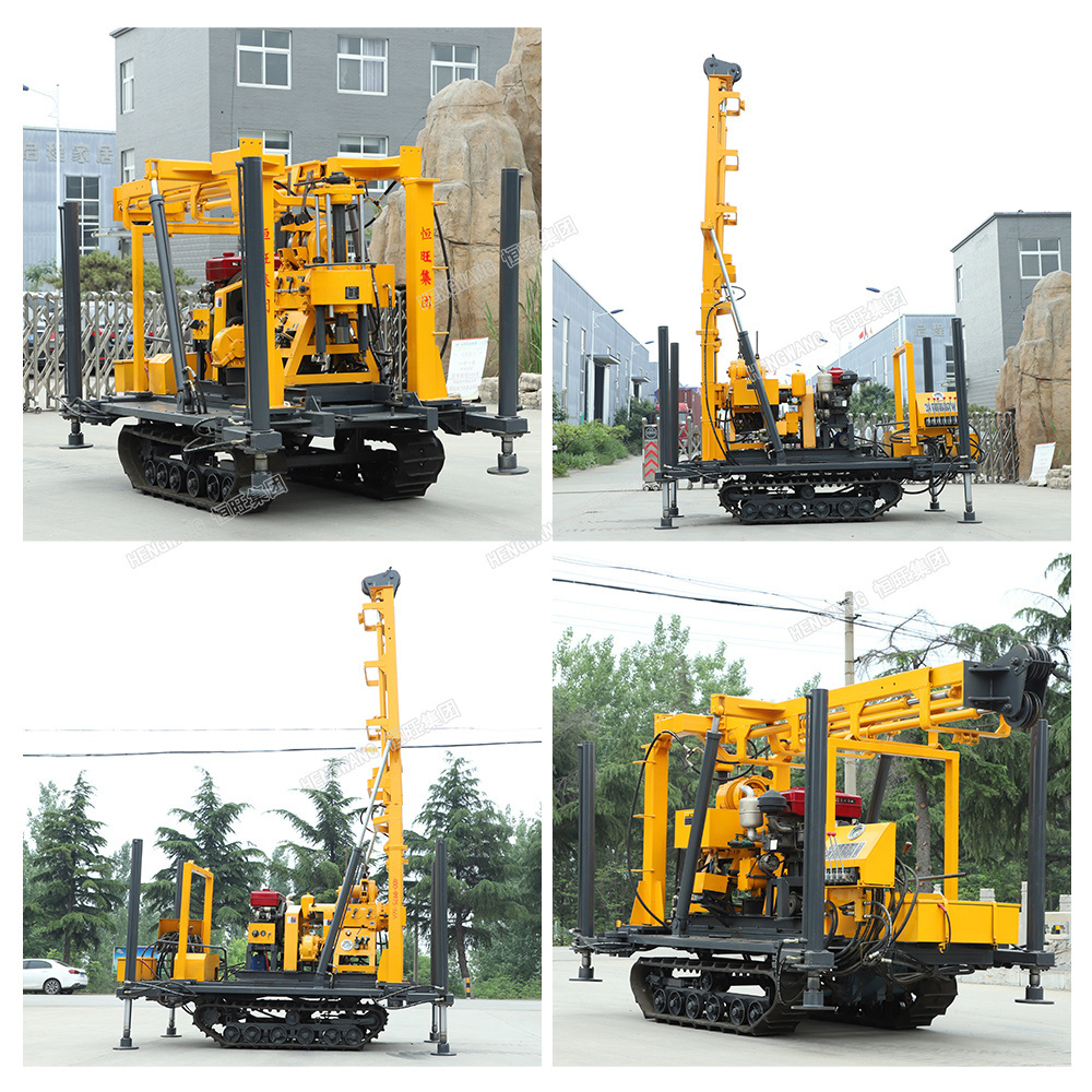 Widely used hot sale hydraulic diesel water well drill machine/portable water well drilling rig for sale