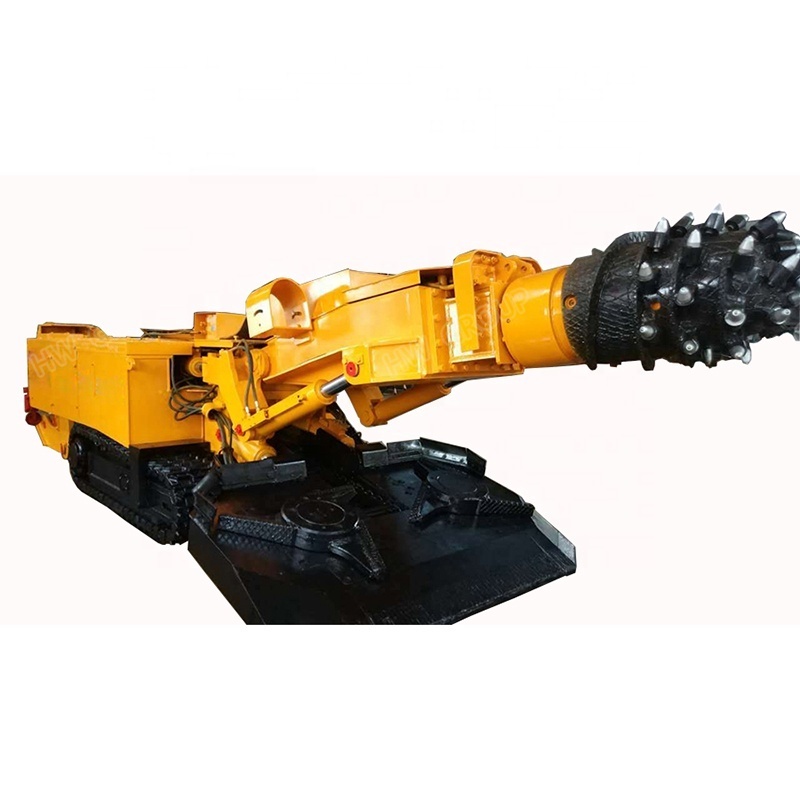 Heavy duty hard rock drilling coal mine roadheader tunnel boring machine