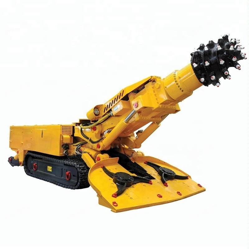 Heavy duty hard rock drilling coal mine roadheader tunnel boring machine