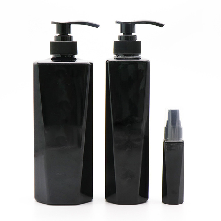 Eco Friendly Best Design Custom PET 250ml 500ml Plastic Shampoo Bottle