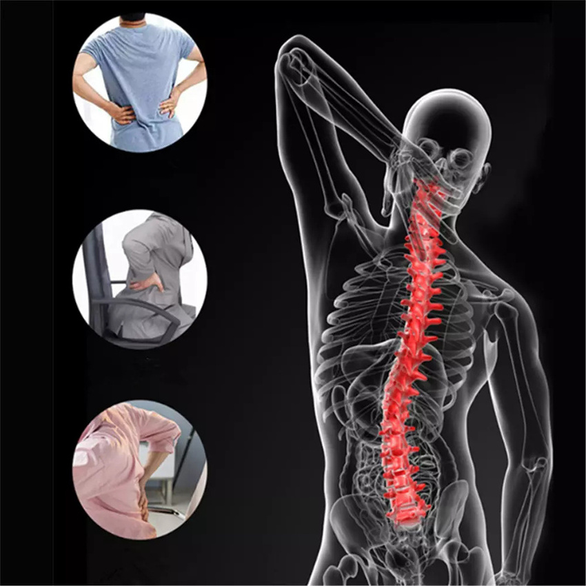 Konliking Multi-Level Lumbar Support Spine Deck with Magnetic Acupressure Points Back Cracker Effective for Back rehabilitation