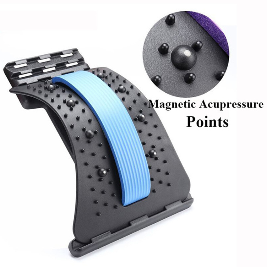 Konliking Multi-Level Lumbar Support Spine Deck with Magnetic Acupressure Points Back Cracker Effective for Back rehabilitation