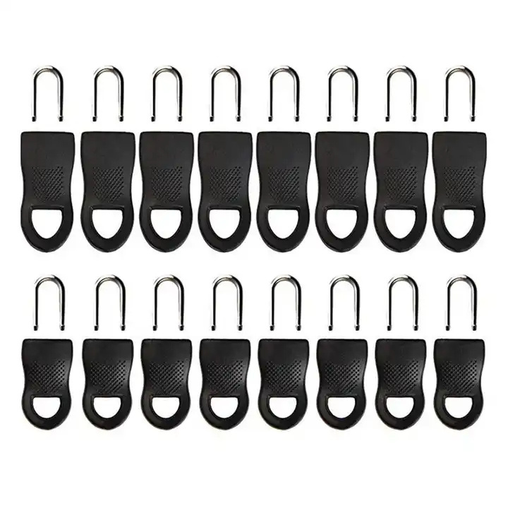 Universal Zipper Pull Replacement Kit, Removable Zipper Pulls Tab Replacement for Jackets, Luggage, Backpacks