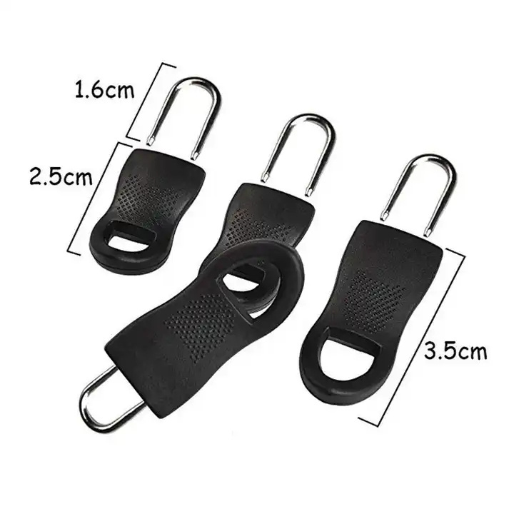 Universal Zipper Pull Replacement Kit, Removable Zipper Pulls Tab Replacement for Jackets, Luggage, Backpacks