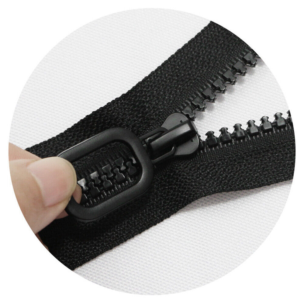 High quality  #3 #5 #8 black Nylon metal resin slider zip puller For Garment Custom Logo Luggage Zipper Head Slider