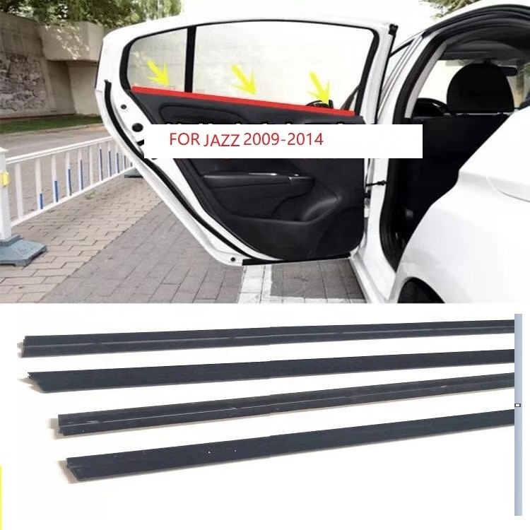 Car inside window weatherstrip for Honda city 2009 2010 2011 2012 2013 2014  Weather Strip car window rubber seal strip